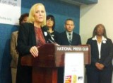 Gretchen Burns Bergman at the National Press Club (Moms United) Gretchen Burns Bergman at the National Press Club (Moms United)