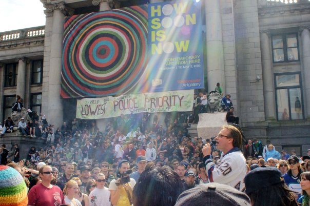 Marc speaks at Vancouver 420 in 2009