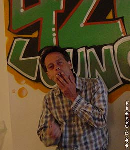Toking at the 420 Lounge in Winnipeg