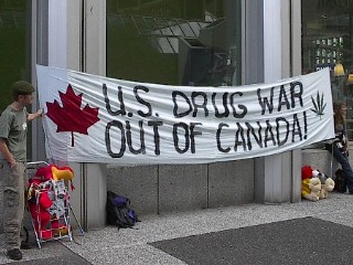 Canadians decry the DEA involvement in Canada