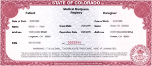 Colorado Medical Marijuana certificate