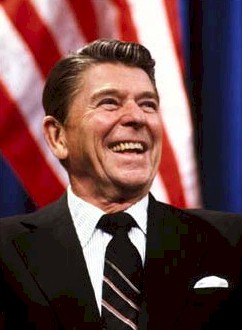 Ronald Reagan, model for Harper