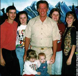 Clyde Edward Young and family