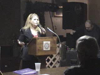 Loretta speaking at an earlier event