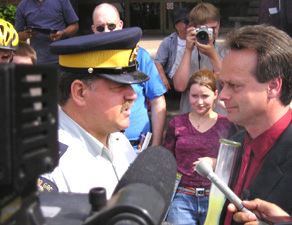 Marc during Summer of Legalization Tour, 2003